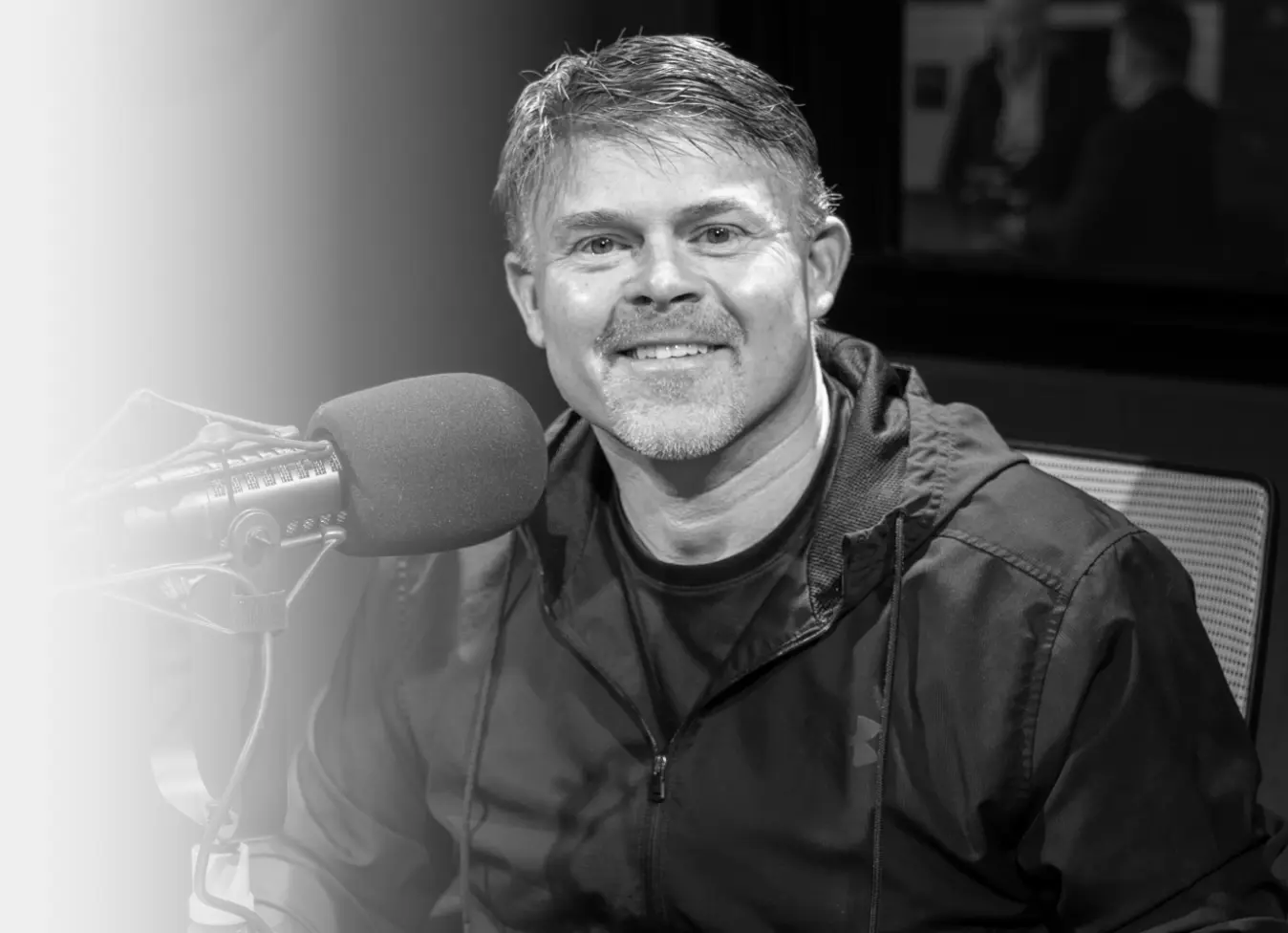 Jon Hicks in Radio Studio